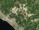 Luftbild der Carrara-Steinbrüche